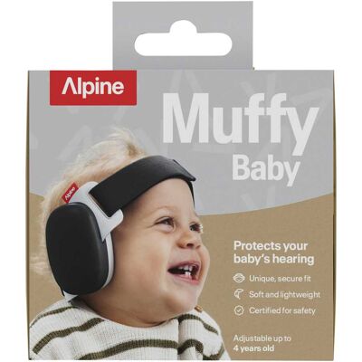 Alpine Muffy Baby Gehörschutz schwarz Alpine Muffy Baby Gehörschutz schwarz