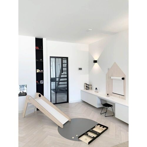 Eeveve Hochstuhl Bodenmatte grau