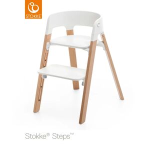 Stokke® Steps™ Bundle Hochstuhl inkl. Babywippe Bouncer weiss