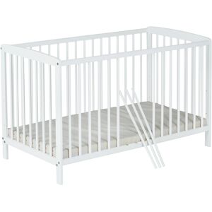 Schardt Kinderbett Felix - Kiefer massiv, 60 x 120 cm - Weiß Schardt Kinderbett Felix - Kiefer massiv, 60 x 120 cm - Weiß