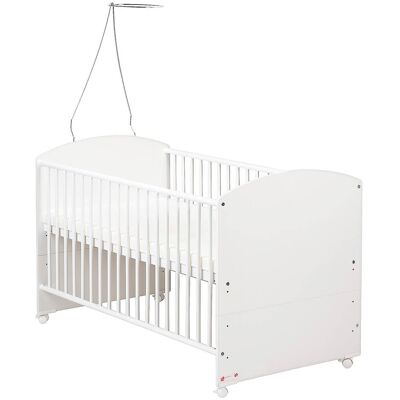 Schardt Babybett mit Ausstattung Banjo 70x140 cm weiss Schardt Babybett mit Ausstattung Banjo 70x140 cm weiss