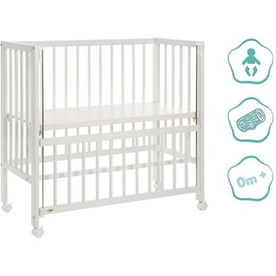 Fillikid Babybett Cocon - Höhenverstellbar, Weiß, 40x90 cm Fillikid Babybett Cocon - Höhenverstellbar, Weiß, 40x90 cm