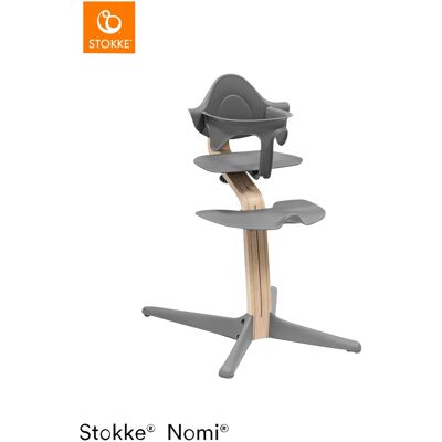 Stokke® Nomi Bundle Hochstuhl inkl. Newbornset und Babyset grau Stokke® Nomi Bundle Hochstuhl inkl. Newbornset und Babyset grau