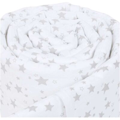 Babybay Original Sternen Grau Weiß Beistellbett Babybay Original Sternen Grau Weiß Beistellbett