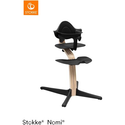 Stokke® Nomi Bundle Hochstuhl inkl. Newbornset und Babyset schwarz Stokke® Nomi Bundle Hochstuhl inkl. Newbornset und Babyset schwarz