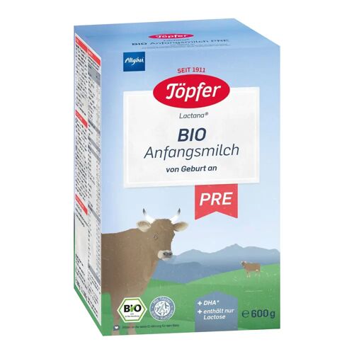 Töpfer Bundle 3er-Pack Bio Anfangsmilch Pre à 600g beige