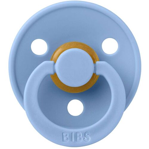 Bibs 2er-Pack Colour Schnuller Latex, 0-6M blau