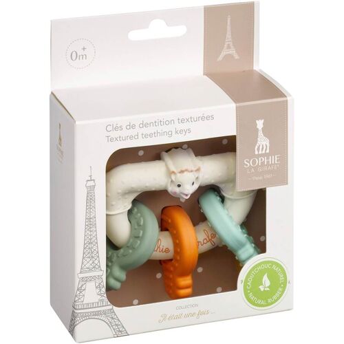 Sophie La Girafe Beißring Schlüssel mehrfarbig