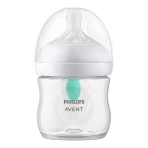 Philips Avent 2er-Pack Babyflasche Natural Response, AirFree, 125ml, ab Geburt transparent