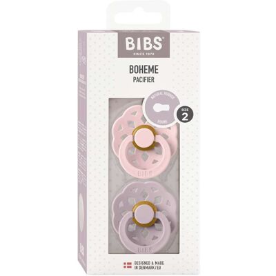 BIBS Schnuller - Größe 2 - Dusky Lilac - Naturkautschuk - 6+ Monate BIBS Schnuller - Größe 2 - Dusky Lilac - Naturkautschuk - 6+ Monate