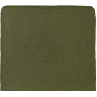 Bornino Home Wende-Bezug Wickelauflage Musselin 85x75 cm gruen Bornino Home Wende-Bezug Wickelauflage Musselin 85x75 cm gruen