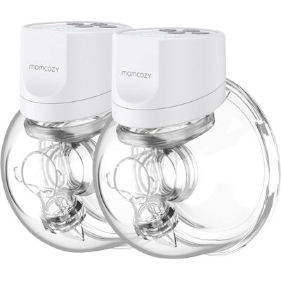 Momcozy Elektrische Doppelmilchpumpe S12 Pro, tragbar weiss Momcozy Elektrische Doppelmilchpumpe S12 Pro, tragbar weiss
