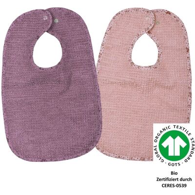 Wörner Bio-Baumwolle Baby-Lätzchen - 2er Pack Wörner Bio-Baumwolle Baby-Lätzchen - 2er Pack