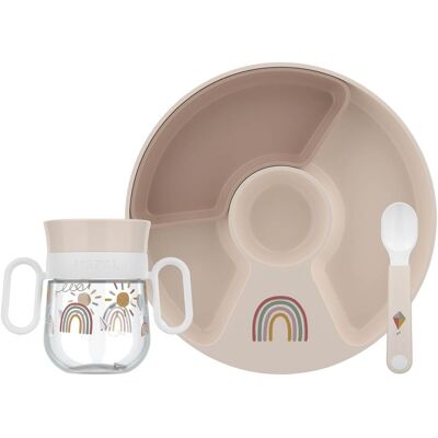 Mepal Mio 3-tlg. Babygeschirrset mehrfarbig Mepal Mio 3-tlg. Babygeschirrset mehrfarbig