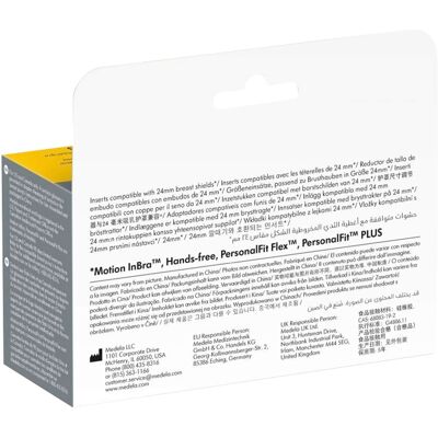 Medela Zubehör für Brusthauben: Größeneinsätze aus Silikon transparent Medela Zubehör für Brusthauben: Größeneinsätze aus Silikon transparent