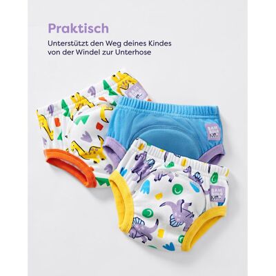 Mitac Bambino Mio 3er-Set Töpfchen-Trainingshose 2-3 Jahre mehrfarbig Mitac Bambino Mio 3er-Set Töpfchen-Trainingshose 2-3 Jahre mehrfarbig