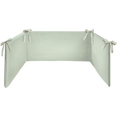 Bornino Home Nestchen Musselin 34x180 cm gruen Bornino Home Nestchen Musselin 34x180 cm gruen