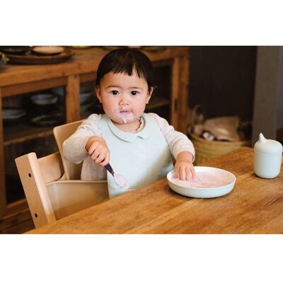 Stokke® Munch Lätzchen mit Auffangschale tuerkis Stokke® Munch Lätzchen mit Auffangschale tuerkis