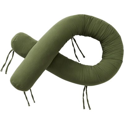 Bornino Home Nestchenschlange Musselin 14x180 cm gruen Bornino Home Nestchenschlange Musselin 14x180 cm gruen