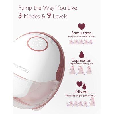 Momcozy Elektrische Milchpumpe M6, tragbar braun Momcozy Elektrische Milchpumpe M6, tragbar braun
