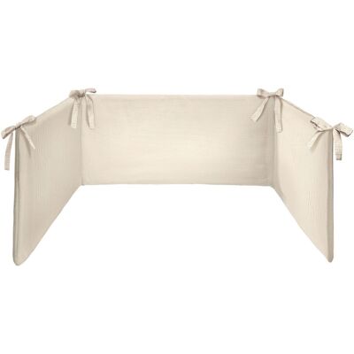 Bornino Home Nestchen Musselin 34x180 cm beige Bornino Home Nestchen Musselin 34x180 cm beige