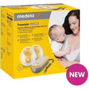 Medela Elektrische Doppelmilchpumpe Freestyle Hands Free weiss