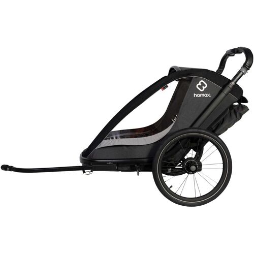 Hamax Cocoon Fahrradanhänger grau