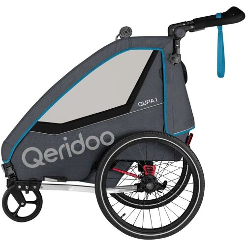 Qeridoo Fahrradanhänger QUPA 1 blau