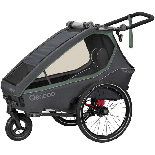 Qeridoo Fahrradanhänger Kidgoo 1 gruen