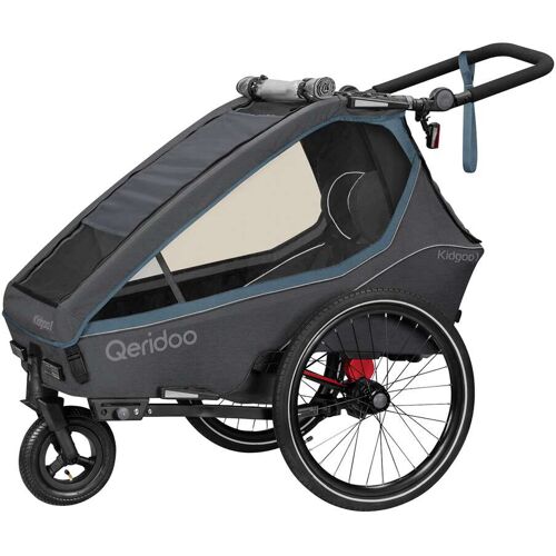 Qeridoo Fahrradanhänger Kidgoo 1 blau