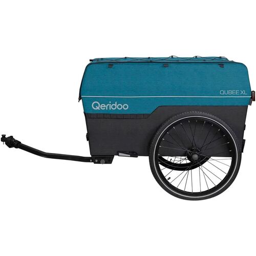 Qeridoo Fahrradanhänger Qubee XL Grey blau