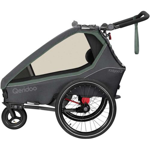Qeridoo Fahrradanhänger Kidgoo 2 grau