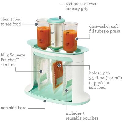 Infantino Squeeze Station - Füllstation für Babynahrungsbeutel Infantino Squeeze Station - Füllstation für Babynahrungsbeutel
