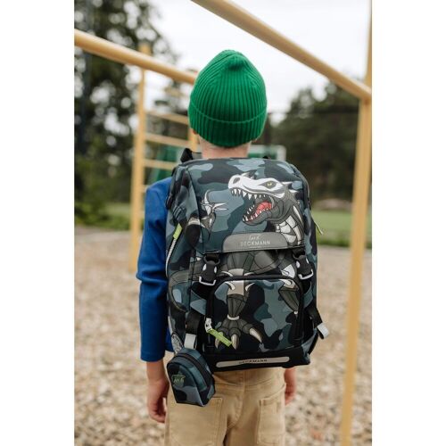 Beckmann Schulranzen-Set Classic 6-tlg. grau