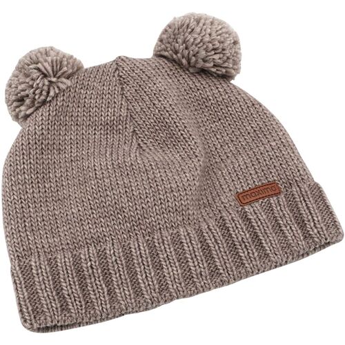 Maximo Winter-Strickmütze mit Bommel braun 47