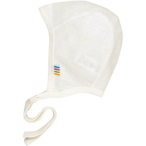 Joha Mütze mit Bindeband Wolle/Seide natur 41