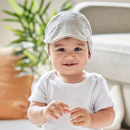 Maximo Schiebermütze Ringel beige mehrfarbig 41