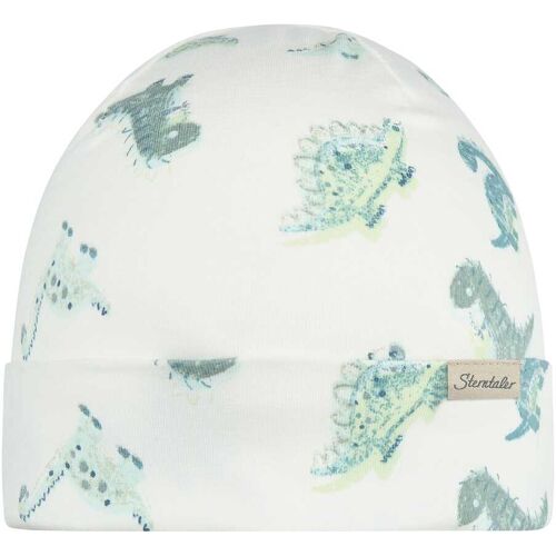 Sterntaler Beanie Dinos weiss gruen 47