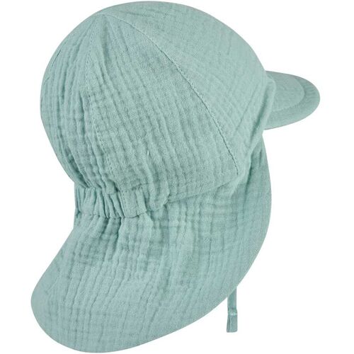 Sterntaler Musselin-Schirmmütze mit Nacken- und UV-Schutz tuerkis 53