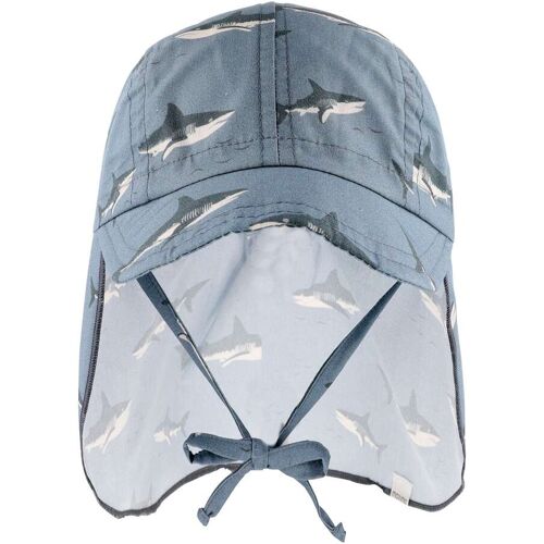Maximo Schirmmütze mit Nacken- und UV-Schutz Haie blau grau 51