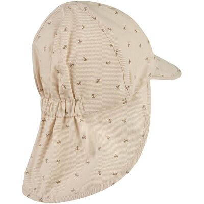 Sterntaler Schirmmütze mit Nackenschutz Ringel Anker beige 49 Sterntaler Schirmmütze mit Nackenschutz Ringel Anker beige 49