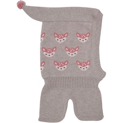 Maximo Schlupfmütze Reh beige rosa 53 Maximo Schlupfmütze Reh beige rosa 53