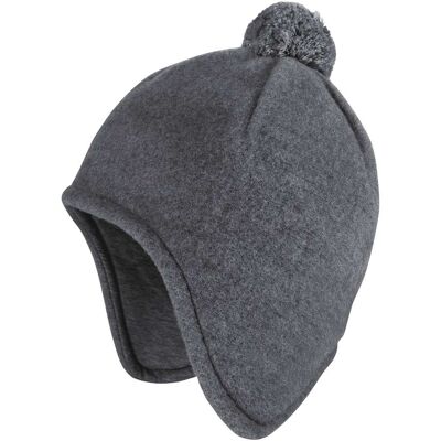Maximo Woll-Mütze mit Bommel grau 45 Maximo Woll-Mütze mit Bommel grau 45