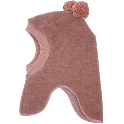 Maximo Woll-Schlupfmütze mit Bommel rosa 51 Maximo Woll-Schlupfmütze mit Bommel rosa 51