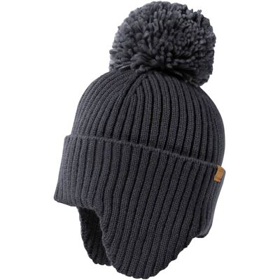 Maximo Winter-Mütze mit Bommel grau 49 Maximo Winter-Mütze mit Bommel grau 49