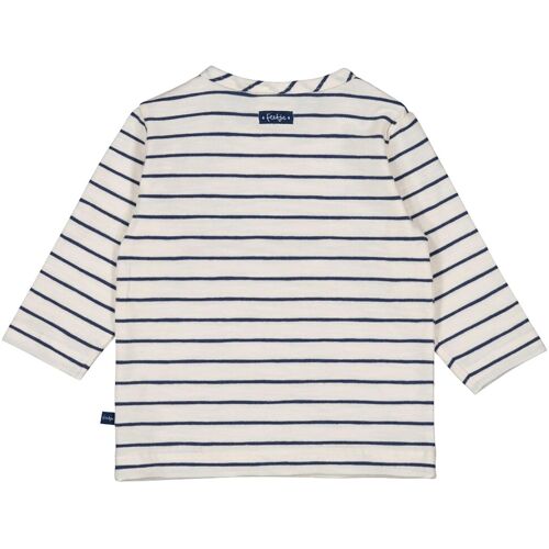 Feetje Shirt langarm Ringel Möwe natur blau 56