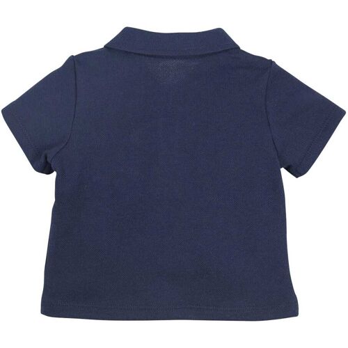 Gymp Polo-T-Shirt mit Tasche Piqué blau 86