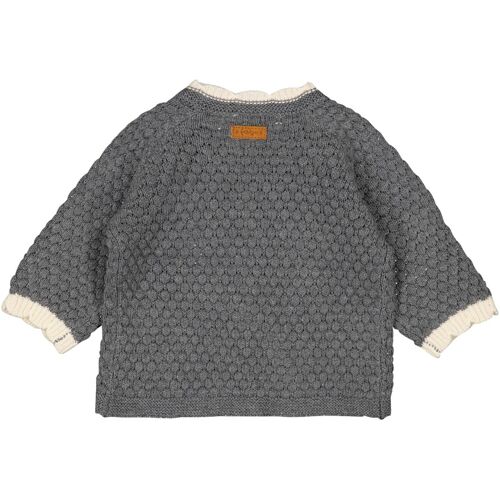 Feetje Strickjacke grau 74