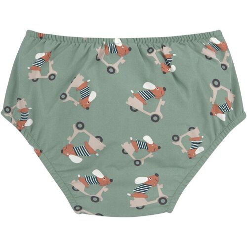 Lässig Badewindelhose Dackel Roller gruen mehrfarbig 86