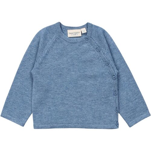 Sense Organics Wickel-Strickjacke Wolle blau 80